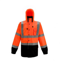 Security Cycling Customized Waterproof Reflective Jacket Traffic Safety Raincoat